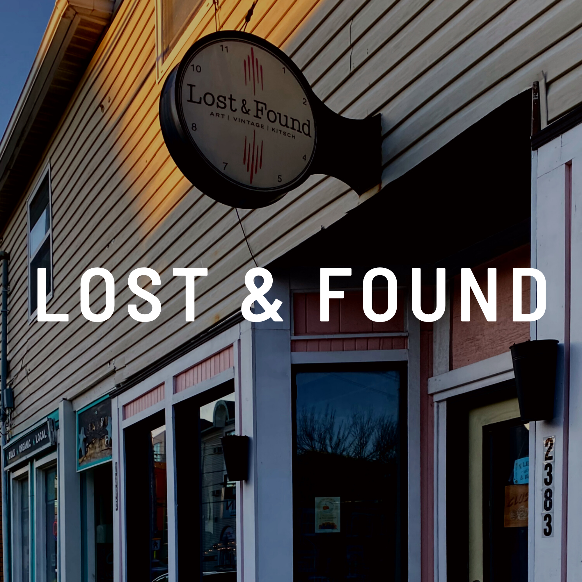 North End Halifax Vintage clothing store Lost & Found